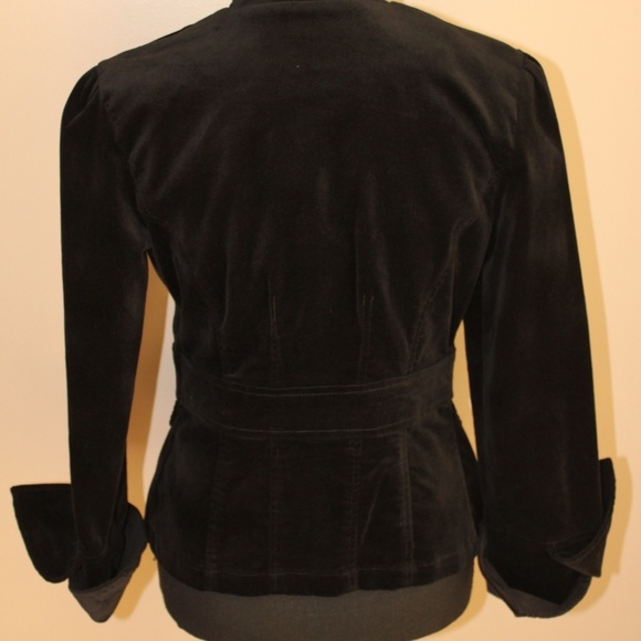 My Michelle Velvet Jacket with Gold Buttons - Picture 3 of 6
